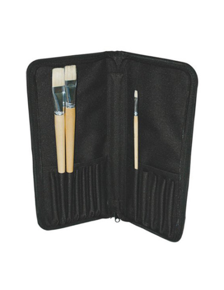 Porta Pinceles Sintético Con Cremallera 15,5X37,1