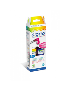 Set 6 Botes Tempera Giotto 25 Ml + Pincel