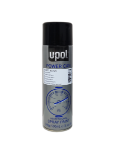 Aerosol U-Pol Power Can Pcmb Negro Mate 500 Ml