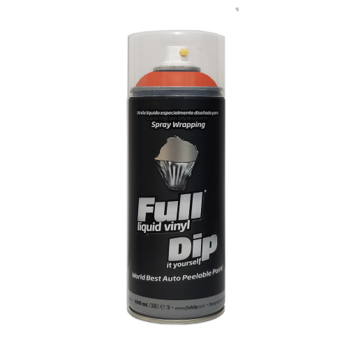 Spray Vinilo Líquido Full Dip Naranja Mate FLD009 400 ML