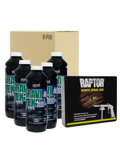 Kit 6 X Pintura Antigravilla Hs Blanco Gravitex 1 Lt +...