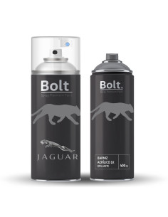 Pack Spray Pintura Bicapa Para Jaguar Metalizado + Barniz...
