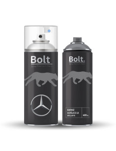 Pack Spray Pintura Bicapa Para Mercedes Metalizado +...