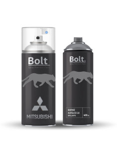 Pack Spray Pintura Bicapa Para Mitsubishi Metalizado +...