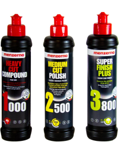 Kit Pulido Menzerna 1000 Corte, 2500 Medio, 3800...
