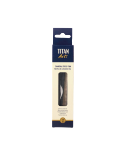 Set 3 Barritas Carboncillo Fino 3-4 Mm Titan Arts