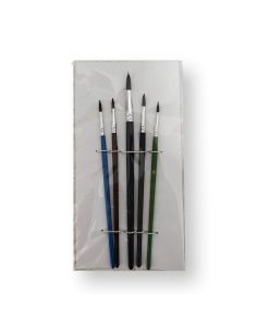 Kit 5 Pinceles Variados Essential Bellas Artes Brico