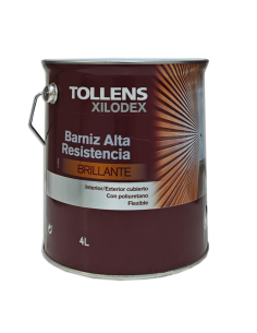 Barniz Alta Resistencia Brillante Interior 4 Lt