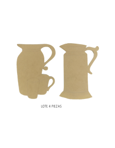 Lote 4 Siluetas Dm Jarras