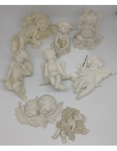 9 Figuras Marmolina Angelitos