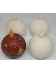 4 Figuras Marmolina Velas