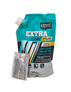 Masilla Poliéster U-Pol Extra Gold Bolsa 880 Ml/ 1,6 Kg