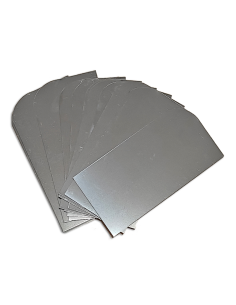 Pack 12 Cuchillas Escayolista Yesero Inoxidable Curva...