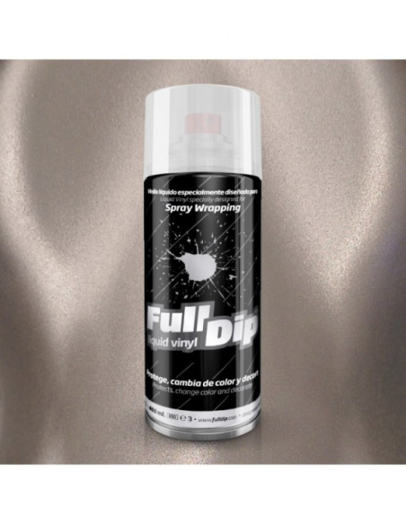 Spray Vinilo Liquido Full Dip Aluminio Perla 400 Ml