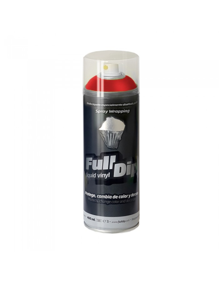Spray Vinilo Liquido Full Dip Rojo Metalizado 400 Ml