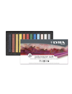 Set 12 Tizas Pastel Blando Lyra