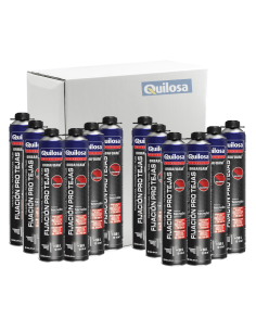 Caja 12 Uds. Espuma Tejas Pistola Orbafoam Rojo Teja 650 Ml