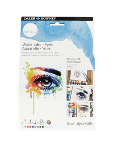 Set Pintura Para Acuarela Pintar Ojos Daler Rowney