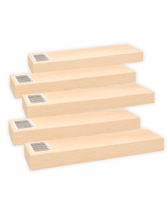 5 Bloques Madera De Balsa...