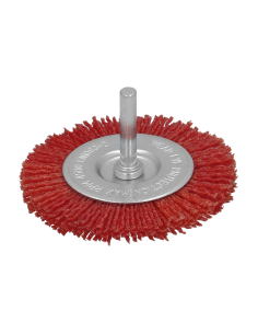 Cepillo Circular Nylon Decapado Madera 75 Mm