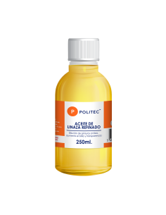 Aceite De Linaza Refinado Fine Art Politec 250 Ml