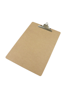 Portapapeles De Mdf Con Pinza Para A4 23X32 Cm