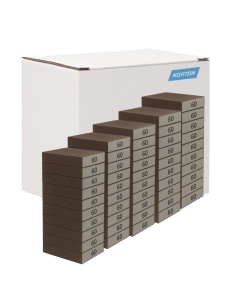 Caja 60 Tacos Lijar Plano 4 Caras Norton P60 Grueso...