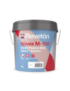 Plástica Mate Novex M-100 Blanco Luminoso 4 Lt