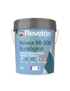 Pintura Mate Novex M-300 Ecológica Antimoho Blanco 15 Lt