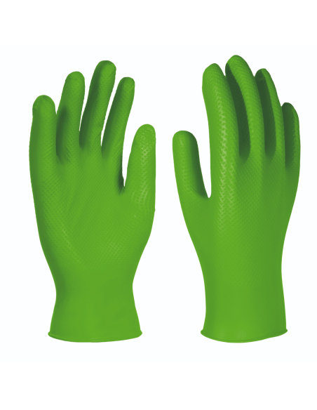 Pack 10 Cajas Guantes De Nitrilo Texturizado Unigrip GR 50 Uds.