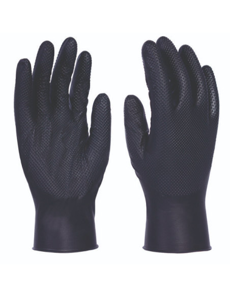 Guantes De Nitrilo Texturizado Unigrip Bk 50 Uds.