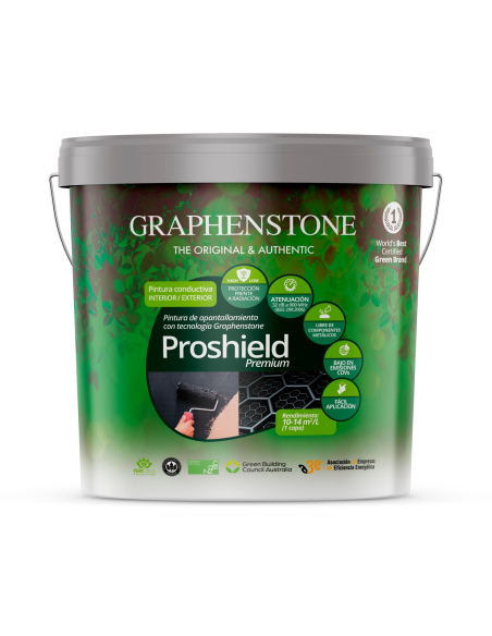 Pintura Conductiva de Apantallamiento Proshield Negro Mate 1 Lt