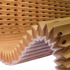 Filtro De Cartón Plegado Fibra Poliéster G4 0,75x10 Mts