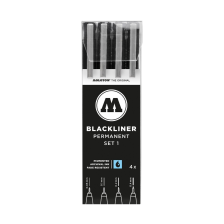 Pack 4 Rotuladores Calibrados Blackliner Set 1