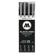 Pack 4 Rotuladores Calibrados Blackliner Set 2