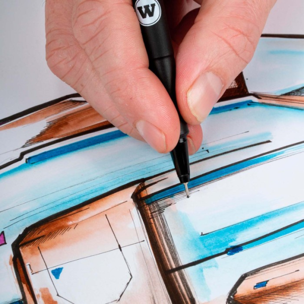 Pack 4 Rotuladores Calibrados Blackliner Set 2