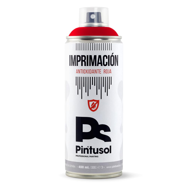 Spray Imprimación Antioxidante Roja Pintusol 400 Ml