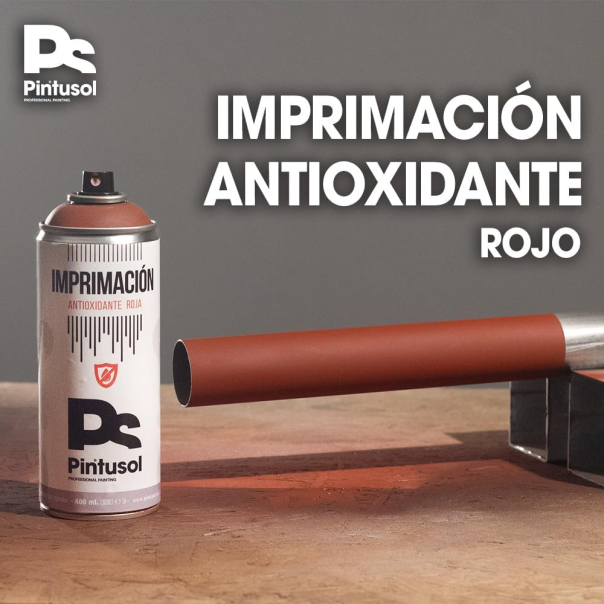 Spray Imprimación Antioxidante Roja Pintusol 400 Ml
