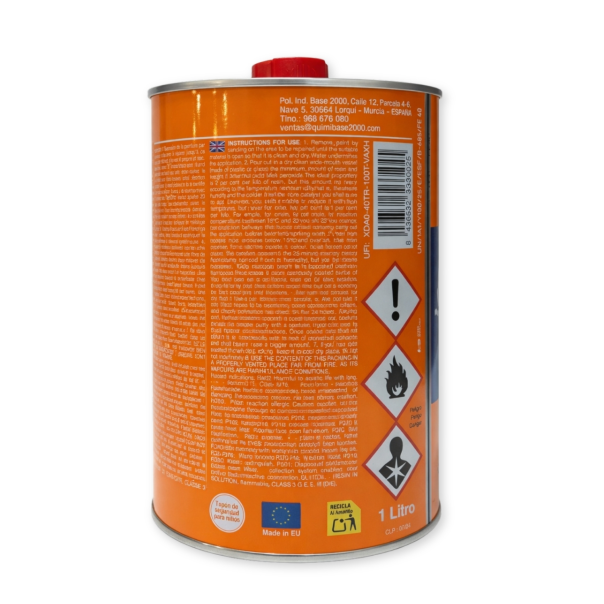 Resina Poliéster + Catalizador 1Kg