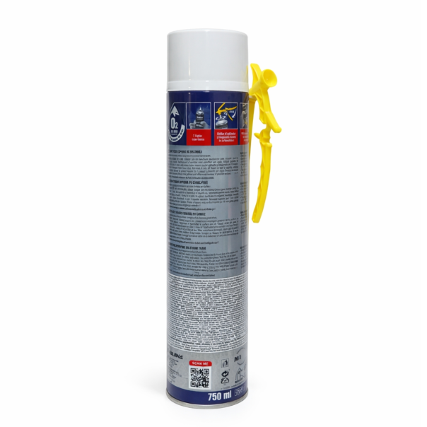 Caja 12 Uds. Espuma Poliuretano Orbafoam Multiusos Manual 750 Ml