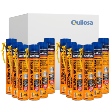 Caja 12 Uds. Espuma Fijación 60 Segundos Manual Quilosa...