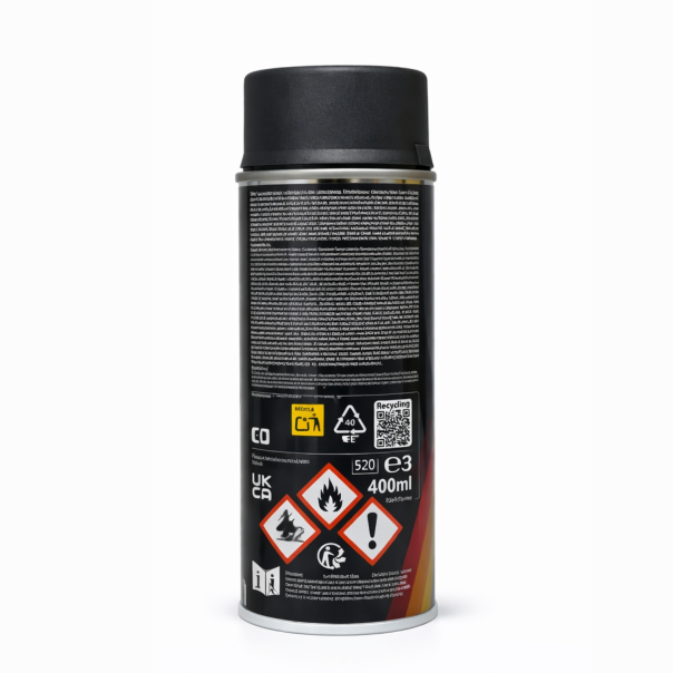 Spray Pintura Alta Temperatura 800 ºC Antracita Oscuro Motip 400 Ml