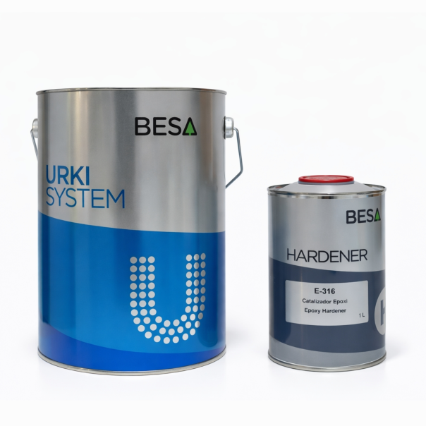 Pintura Epoxi Suelos 2 Comp. Besa-Pox Carta Ral 6:1 6 Kg +1Kg