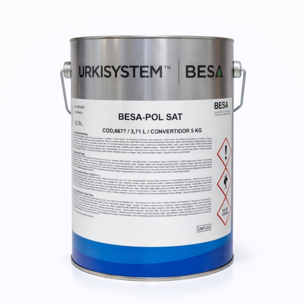 Esmalte Uretanado Laca Satinado Besa-Pol BESA Carta Ral 5 Lt
