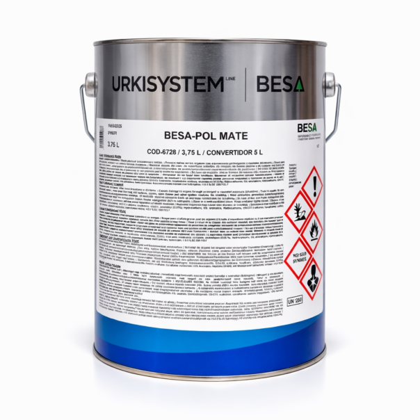 Esmalte Uretanado Mate Besa-Pol BESA Carta Ral 5 Lt