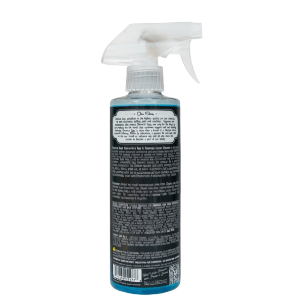 Chemical Guys Limpiador de Capotas Top Cleaner 473 ml