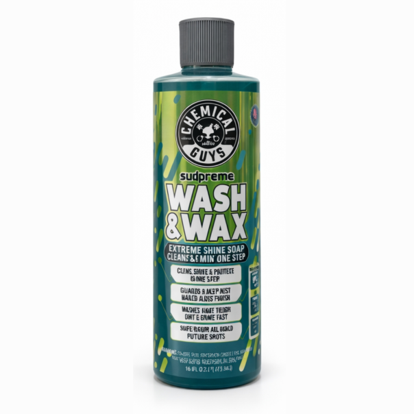 Chemical Guys Champú de Lavado Con Cera Sudpreme Wash Wax 473 Ml