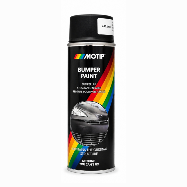 Spray Pintura Texturizada Para Plásticos Negro Motip 400 Ml