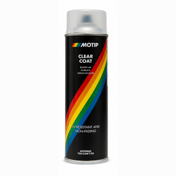 Spray Barniz 1K Tranparente Mate UV Motip 500 Ml