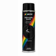 Spray Pintura Negro Brillante Motip 500 Ml